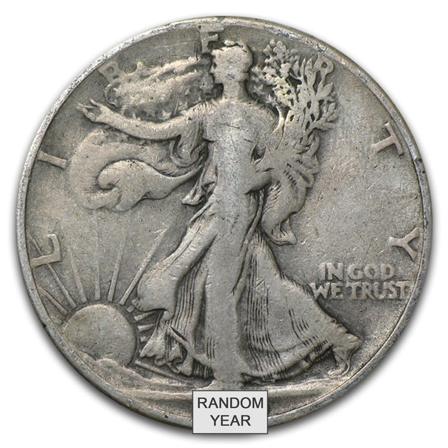 Front - Silver Half Dollar - 90% Silver